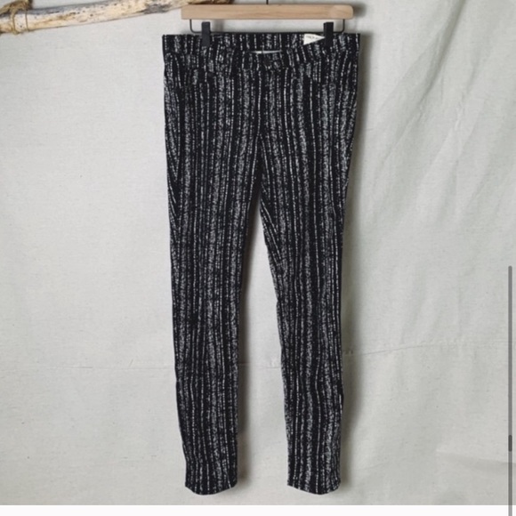 30%OFF BUNDLES! BLACK WHITE SKINNY LEGGINGS JEANS - Picture 4 of 8